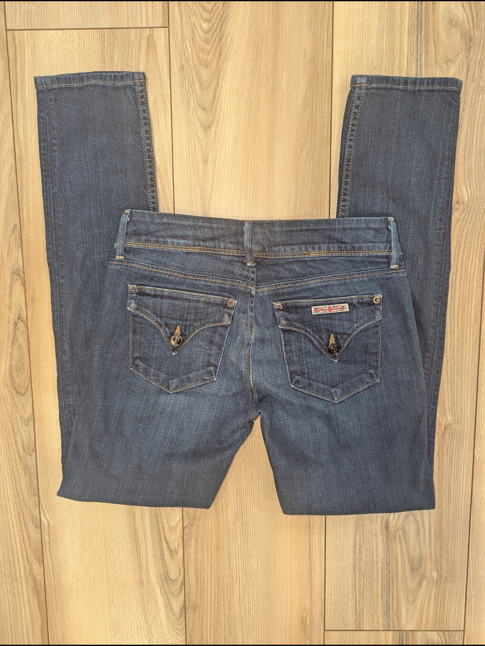 Hudson Jeans Women’s Skinny Jeans in Dark Indigo Blue